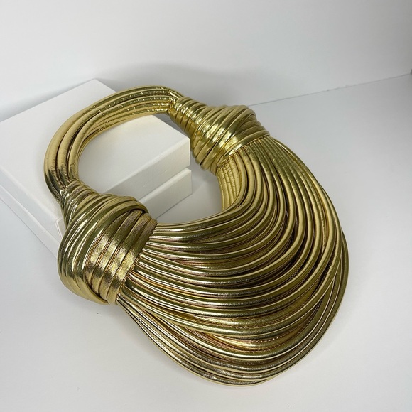 Handbags - Gold Statement Handbag